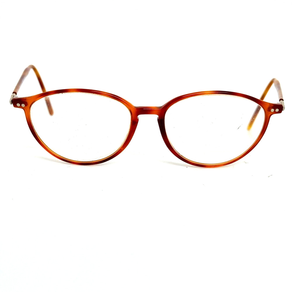 Vintage Rodenstock Frame Eyeglasses Tortoise Shell Orange Tortoise 50-15‎ H14034